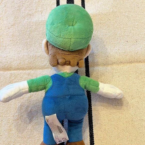 Super Mario Bros Luigi 10” Plush Nintendo All Star Little Buddy 2017 - Picture 2 of 5